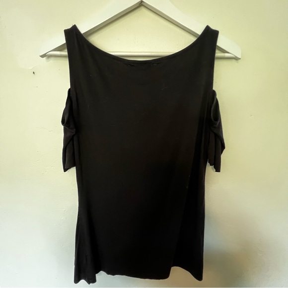 REVOLVE BAILEY 44 Black Cold Shoulder Top - Medium - Picture 5 of 12